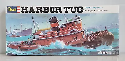 Revell Harbor Tug Boat Over 9  Long 1979 Plastic Model Kit 5001 New Sealed • $39.95