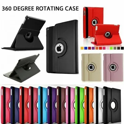 £5.95 • Buy New IPad Cover 360 Rotating Stand Case For Apple IPad 6th Gen 5th Gen 2017/18