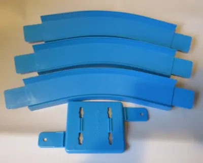 1970 Matchbox Superfast Blue Curve Track Pieces CL7 And Base Plate CL4 / Canada • $13.95