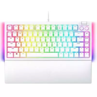 Razer BlackWidow V4 Mechanical Gaming Keyboard - White [RZ03-05001700-R3M1] • $319