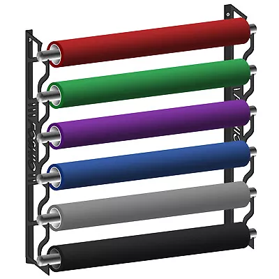 6 Roll Wall-Mounted Vinyl Film Rolls Racks Window Tint Organizer Holder Display • $73.59