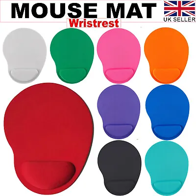 £3.99 • Buy Mouse Pad Foam Wrist Support Anti-Slip Mouse Mat Wrist Rest Mouse For Pc Laptop