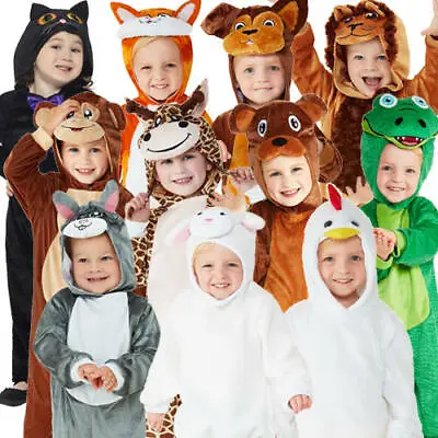  Kids Animal Fancy Dress Jungle Animal Zoo Costumes School Book Day Fancy Dress • £15.99