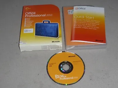 Microsoft Office Professional 2010 2 Pcs Retail Windows Excel Powerpoint Outlook • $59.99