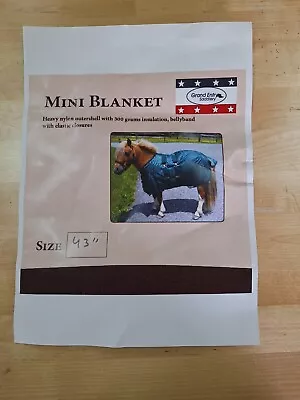 Heavy Nylon Outershellinsulated Mini Horse Blanket (43 ) Waterproof!!!  • $39