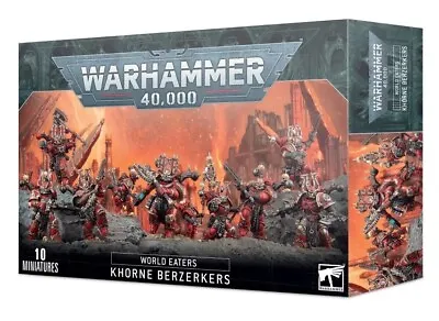Warhammer 40000 World Eaters Khorne Berzerkers Citadel Miniatures [43-10] • $89.95