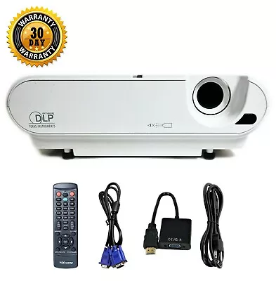 Mitsubishi XD211U DLP Projector 2200 ANSI HD HDMI-Adapter 1080i Remote TeKswamp • $81.46