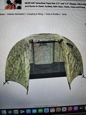 Poler Backpacking Tent Camouflage Green • $145