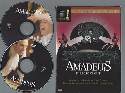 Amadeus  Directors Cut (DVD 2-Disc Special Edition) Tom Hulce F. Murray Abraham • $8.99