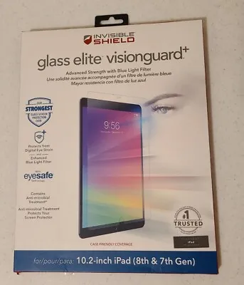 $28.99 • Buy ZAGG InvisibleShield Glass Elite VisionGuard+ Blue Light Filter Protector-10.2”