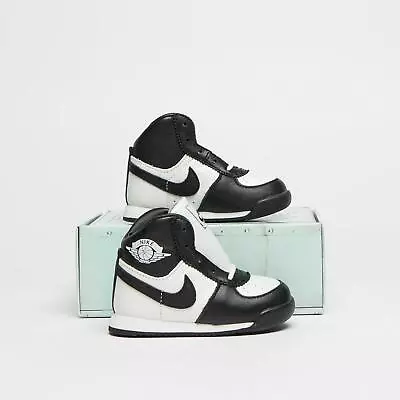 JORDAN Air 1 High 85 Infant's Black SIZE 4.5  Trainers • £25.50