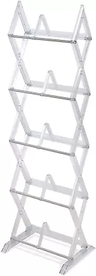 Mitsu 5-Tier Portable Media Storage Rack � Holds 130 CD; Or 90 DVD • $27.84