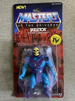 Super7 MOTU Masters Of The Universe Skeletor  Discontinued Retro MOC • $37.99