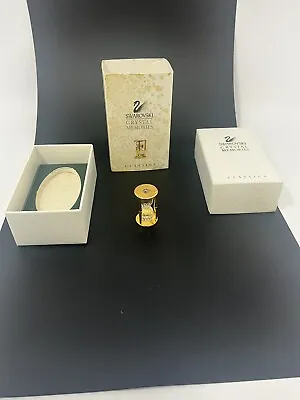⌛ Swarovski Crystal Memories  Times Past  Mini Gold Plated Hourglass Figurine • $19.99