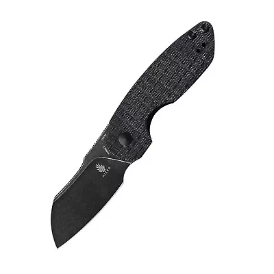 Kizer OCTOBER Mini EDC Folding Knife Black Micarta Handle 154CM Steel V2569C2 • $44.40