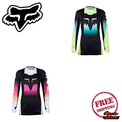 Fox Racing 180 Flora Adult Ladies Longsleeve Mx Atv Offroad Jersey Free Shipping • $40.95