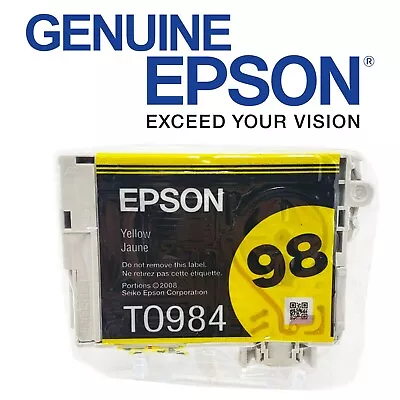 NEW Genuine Epson 98 YELLOW Ink T0994 T098420 Artisan 710 725 835 837 - NO BOX • $8.50