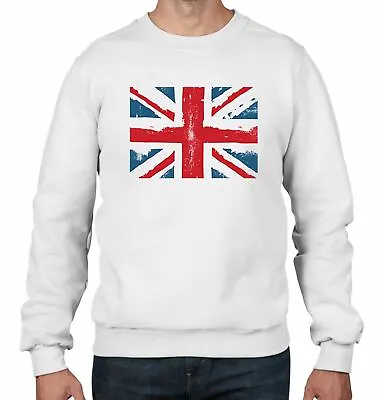 Union Jack British Flag Men's Sweatshirt Jumper • £23.95