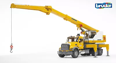 Bruder 02818 Mack Granite Liebherr Crane Truck 1:16 Scale Cranes Lorry Toy NEW • £119.99