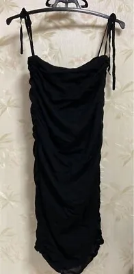Authentic Gucci Vintage Sleeveless Dress Silk Black Size M Deadstock • $390