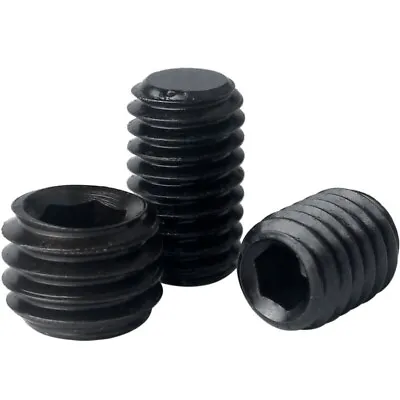 Flat Point Socket Set / Grub Screws Steel Select All Size Coarse Or Fine Thread • $5.58