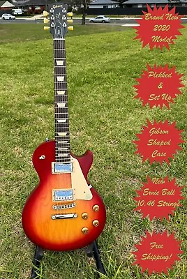 Gibson Les Paul Tribute  Satin Cherry Burst  Plek/Set Up/Schaller Pins/Gib-Case • $2299