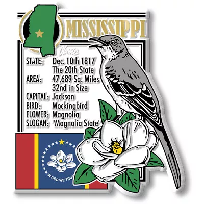 Mississippi State Montage Magnet By Classic Magnets 3  X 3.4  • $8.99