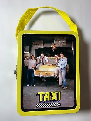 Taxi TV Show Collectible 1999 Mini Tin Box Company Lunch Box With Nylon Strap • $5