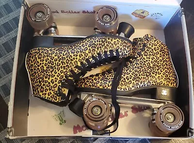 Leopard Moxie Roller Skates Size 9  • $150