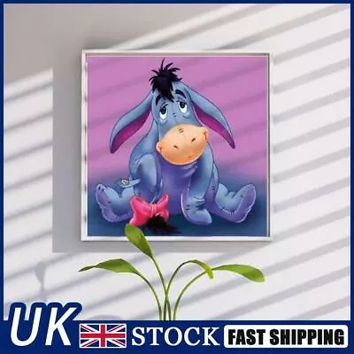 Eeyore DIY Diamond Painting Kits Full Round Drill Home Wall Decor Art Craft • £8.07