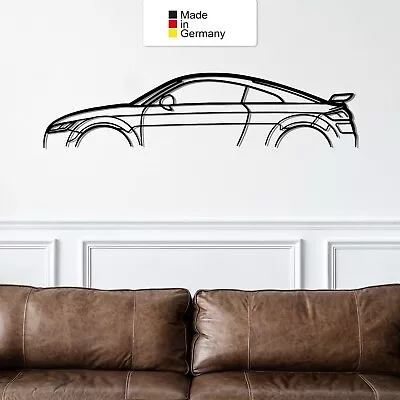 For Audi TT Metal Mural Wall Decoration Car Silhouette Metal Car Wall Art • £188.60