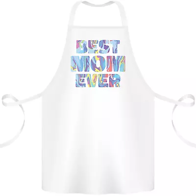 Best Mom Ever Tie Died Effect Mothers Day Cotton Apron 100% Organic • £14.99