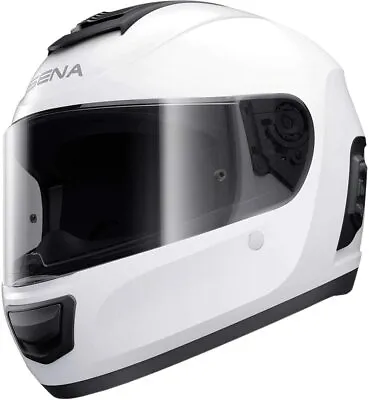  Sena Momentum Lite Motorcycle Helmet In Glossy White • $99