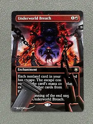 Underworld Breach MTG Special Guests Hand Painted Altered Borderless Art Tentz • $15.50