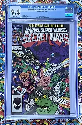 Marvel Super-heroes Secret Wars #6 - Oct 1984 - Spider-woman - Cgc (9.4) Nm • £79.99
