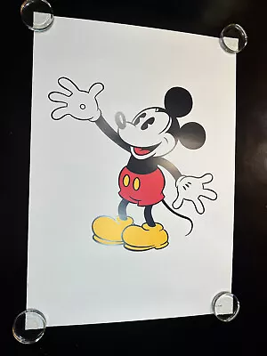 Mickey Mouse Art Poster 19.5x27.75 Disney Silk ScreenEdition Of 999 B • $49.95