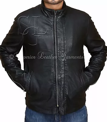 Mission Impossible 5 Rogue Nation Tom Cruise Ethan Hunt MI5 Leather Jacket • $107.34