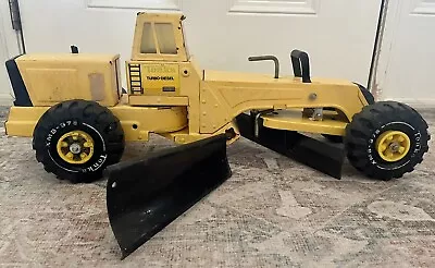 Vintage Tonka Turbo Diesel Double Blade Road Grader 1970’s Vintage • $99