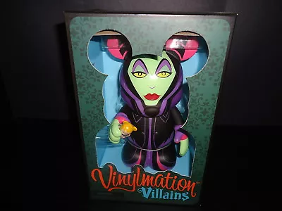 Disney 9  & 1.5  Vinylmation Villains Maleficent & Aurora Figures Nib Le 700 • $98.99