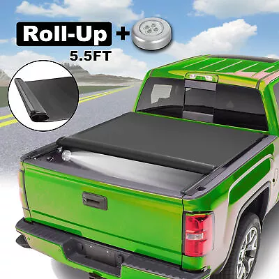 5.5FT Tonneau Cover Roll Up Bed For 2000-2004 Dodge Dakota Fleetside Waterproof • $124.79