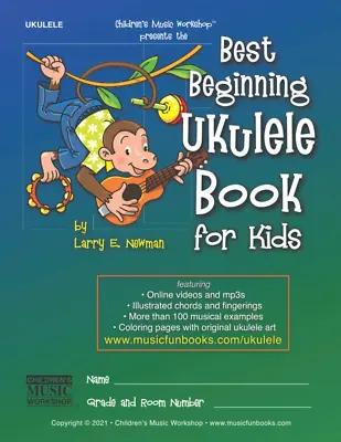 $29.99 • Buy Best Beginning Ukulele Book For Kids: Easy Learn How To Play Ukulele Method For 