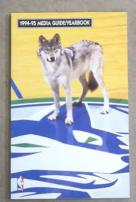 Minnesota Timberwolves Nba Basketball Media Guide - 1994 1995 - Near Mint • $5.99