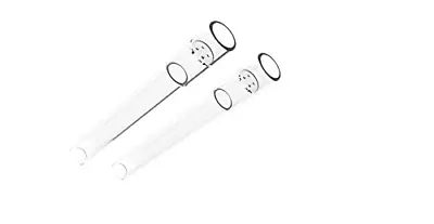 £17.79 • Buy BMTick Stem For Arizer Solo/Air / 2 Replacement Straight Mouthpiece 2 Pack!