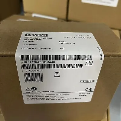 New Siemens 6ES7 288-2DE08-0AA0 6ES7288-2DE08-0AA0 S7-200 Digital Input SM DI08 • $79.18