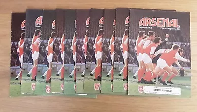 £1.99 • Buy Arsenal 1974/75 Selection Of Home League Programmes From Menu L-W