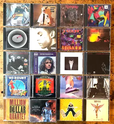 200+ CDs - Make Your Own Bundle: WASP Kid Rock Scorpions Ratt Rolling Stones • $5.90