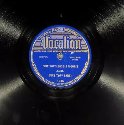 78 RPM --  Pine Top Smith Vocalion 1245 EE+ Blues - Jazz - Boogie Woogie • $59.99