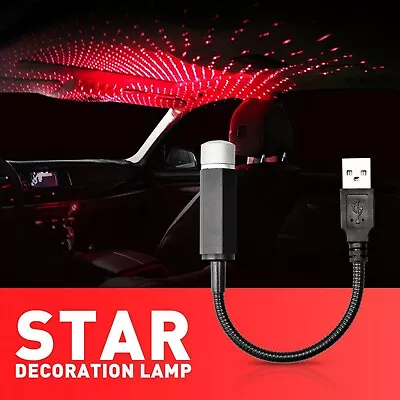 $6.75 • Buy USB Car Interior Roof LED Star Light Atmosphere Starry Sky Night Projector Lamp