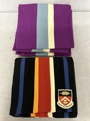 £10 • Buy Two Vintage College University Scarves T8349