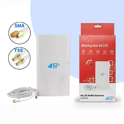 49dBi 4G LTE Booster Ampllifier MIMO WiFi Antenna Support ALL TS-9 Type DeviceaW • $21.65